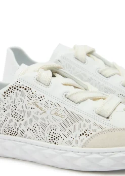 Diamond Light Flex perforated leather sneakers