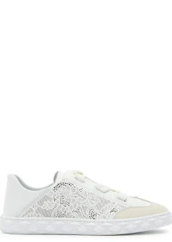 Diamond Light Flex perforated leather sneakers