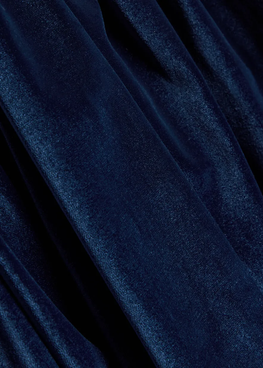 Diana structured velvet midi dress