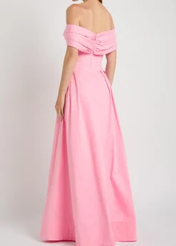 Dianthe off-the-shoulder stretch-cotton maxi dress