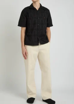 Didcot embroidered cotton shirt