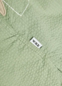 Didcot embroidered seersucker shirt