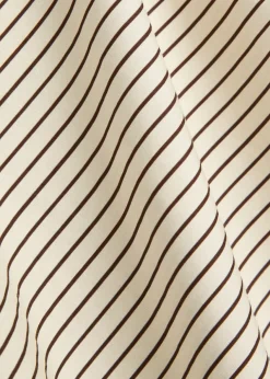 Didi striped stretch-cotton top