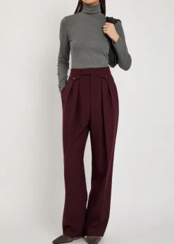 Dinah turtleneck cotton top