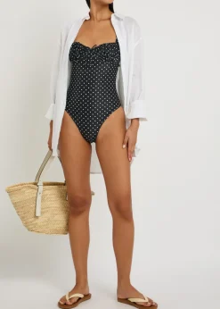 Dinard polka dot swimsuit