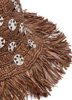 1969 Disc raffia sun hat