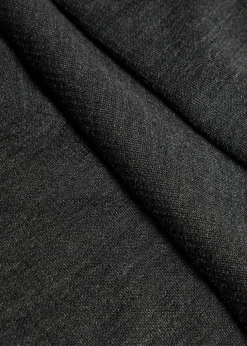 Distressed silk-blend polo top