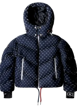 Ditzy cropped puffer jacket