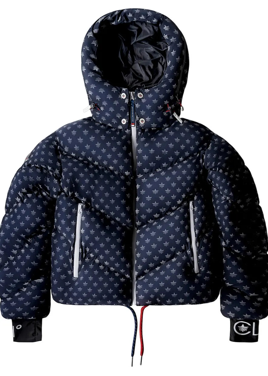 Ditzy cropped puffer jacket