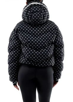 Ditzy cropped puffer jacket