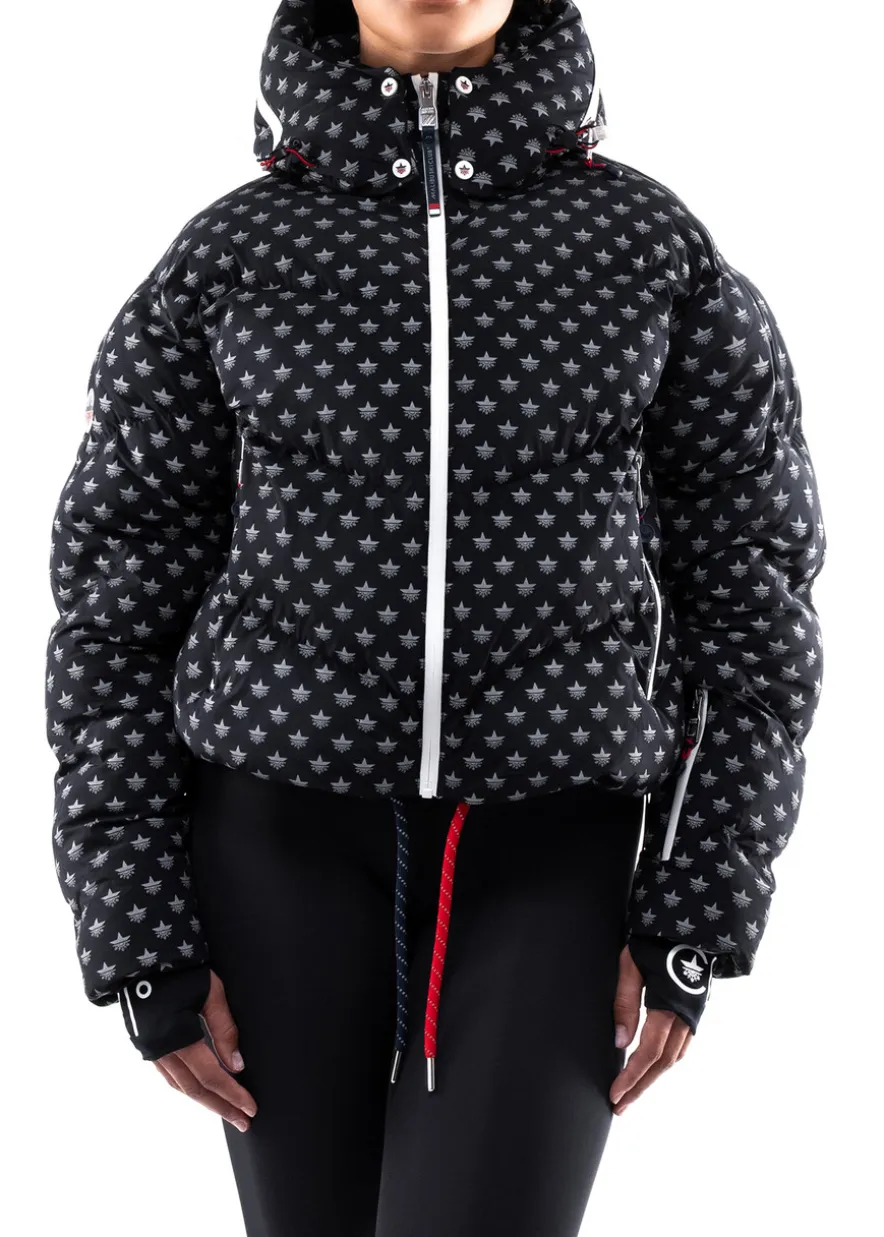 Ditzy cropped puffer jacket