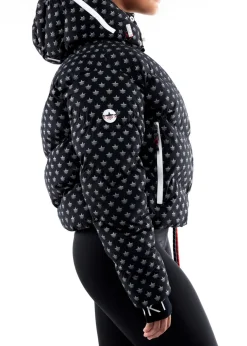 Ditzy cropped puffer jacket