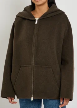 Dolem hooded wool jacket