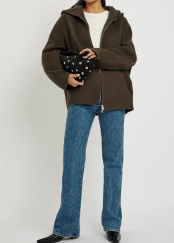 Dolem hooded wool jacket