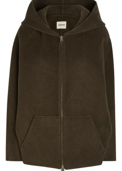 Dolem hooded wool jacket