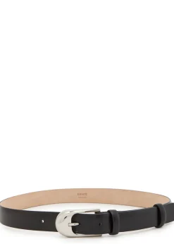 Dome leather belt