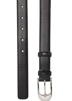 Dome leather belt