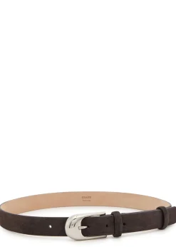 Dome suede belt
