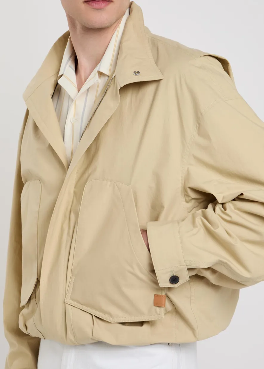 Donald patch-pocket cotton jacket