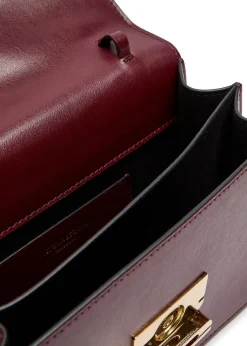 Dorian mini grained-leather top handle bag