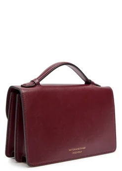 Dorian mini grained-leather top handle bag