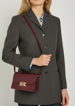 Dorian mini grained-leather top handle bag