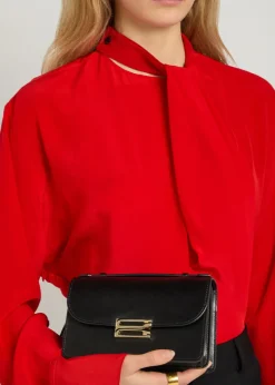 Dorian mini grained-leather top handle bag