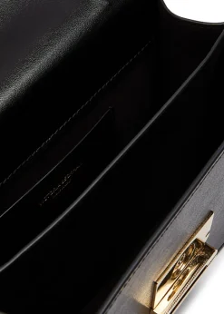 Dorian mini grained-leather top handle bag