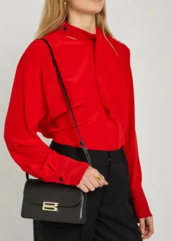 Dorian mini grained-leather top handle bag