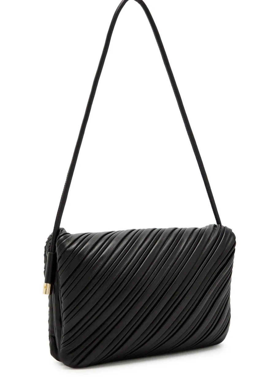 Dorian textured leather shoulder bag