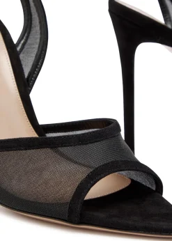 Dorotea 105 mesh and suede sandals