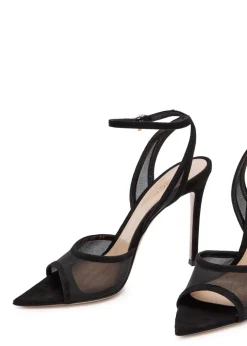 Dorotea 105 mesh and suede sandals