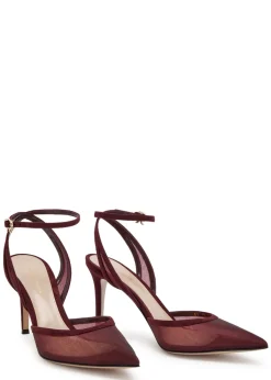 Dorotea 85 mesh and suede sandals