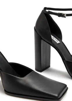 Dorsay 90 leather pumps