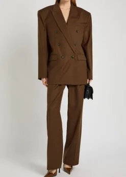 1988 double-breasted woven blazer