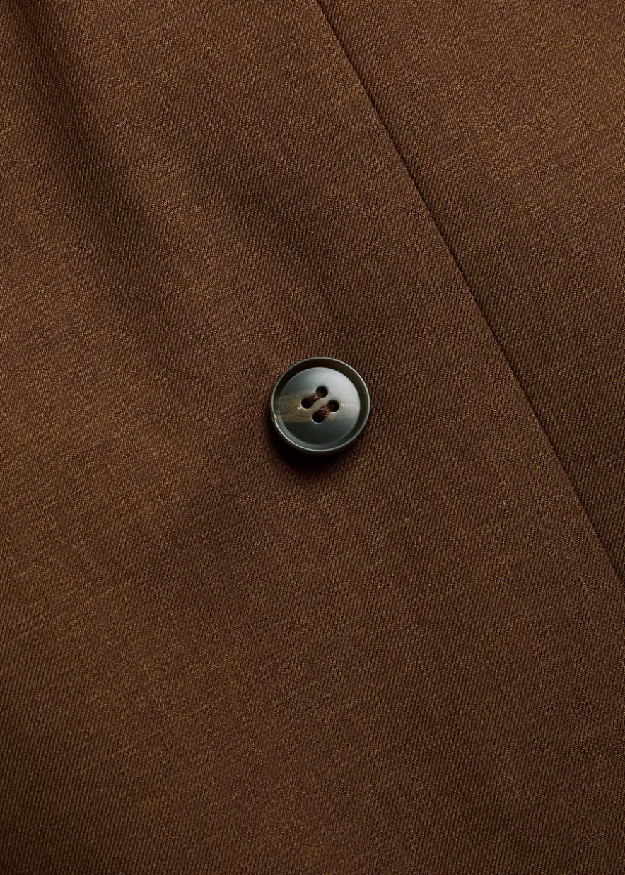 1988 double-breasted woven blazer