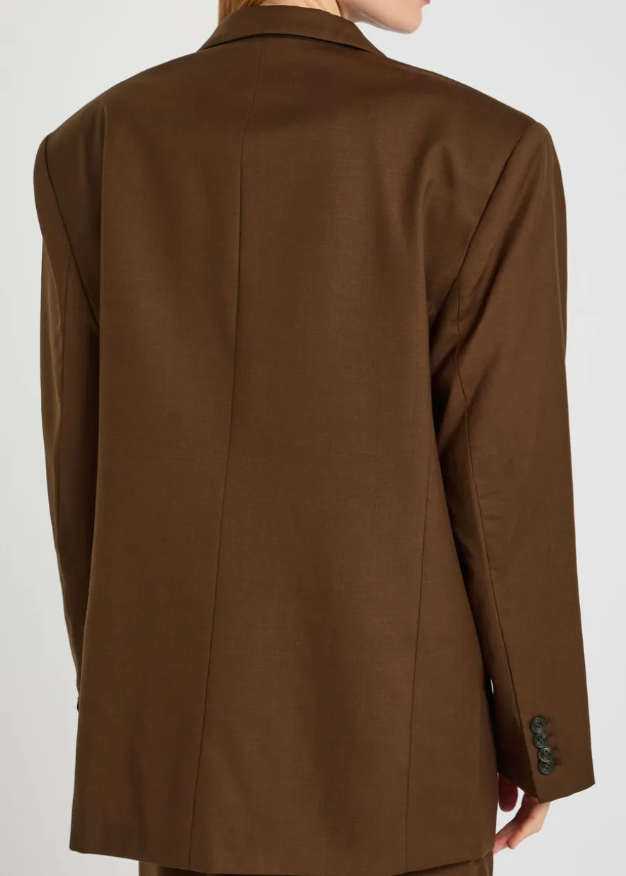 1988 double-breasted woven blazer