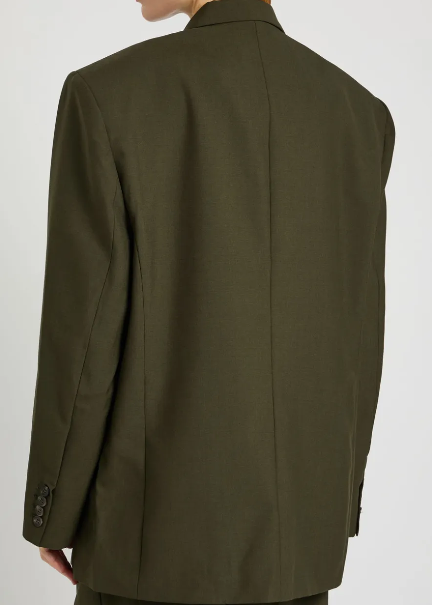 1988 double-breasted woven blazer