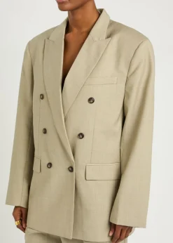 1988 double-breasted woven blazer