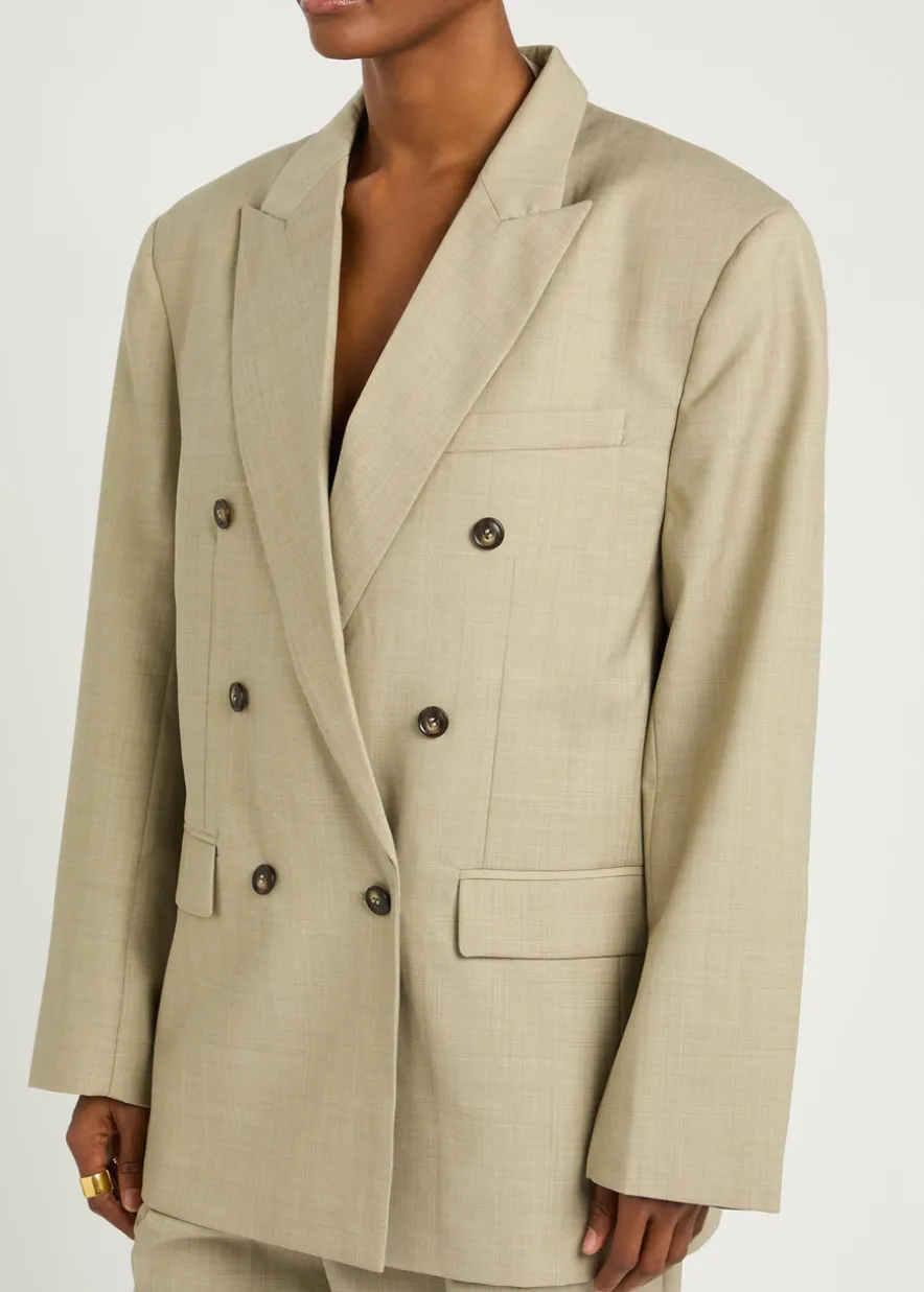 1988 double-breasted woven blazer