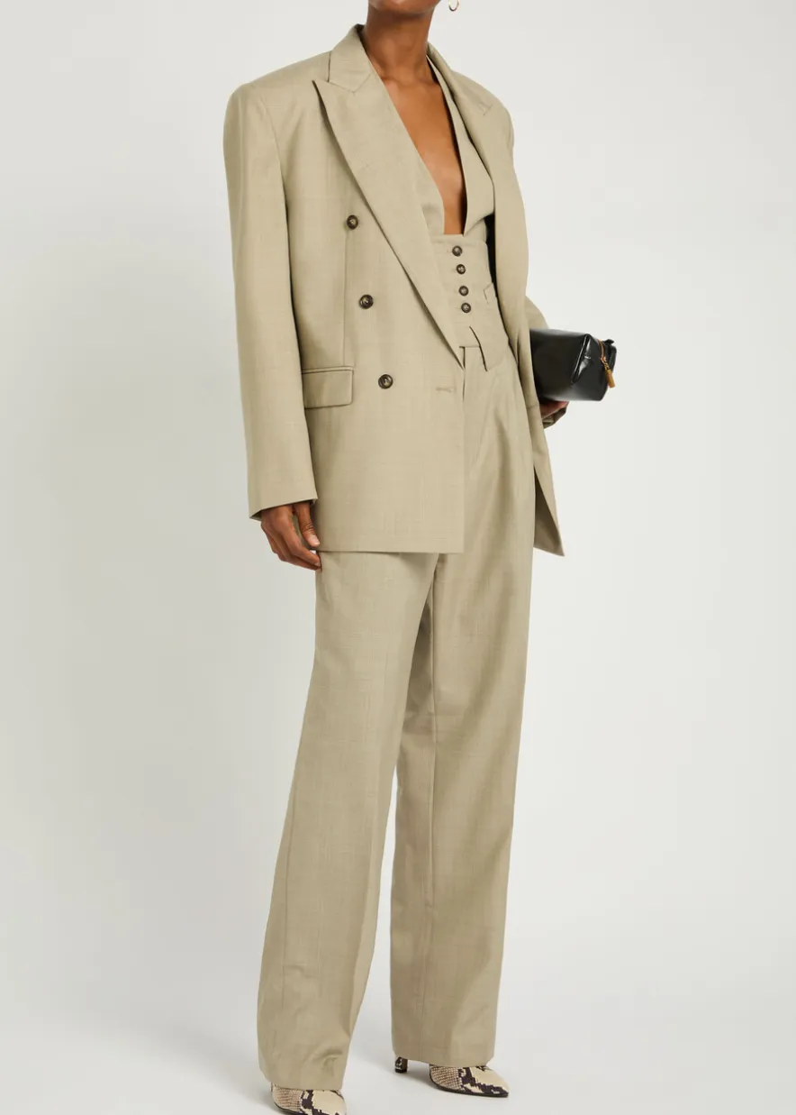 1988 double-breasted woven blazer