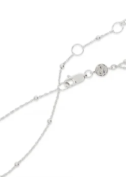 Double Chain sterling silver necklace