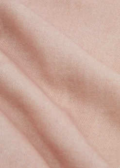 Double-faced wool scarf