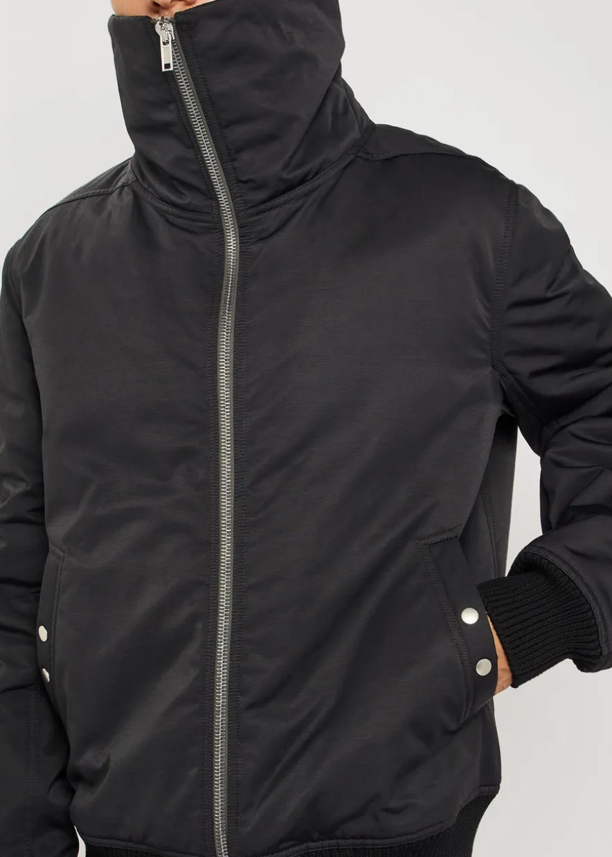 Dracuflight nylon and cotton-blend bomber jacket