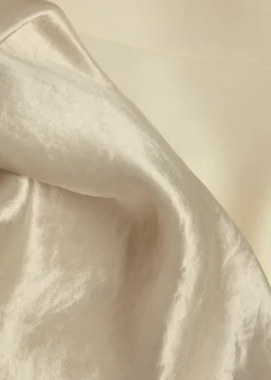 Draped double-breasted wool blazer