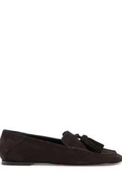 Drew tassel suede loafers