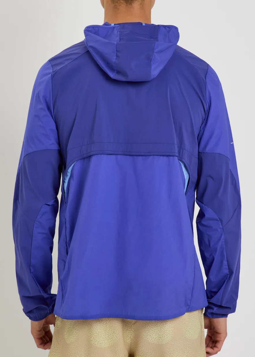 Dri-FIT hooded stretch-nylon running jacket