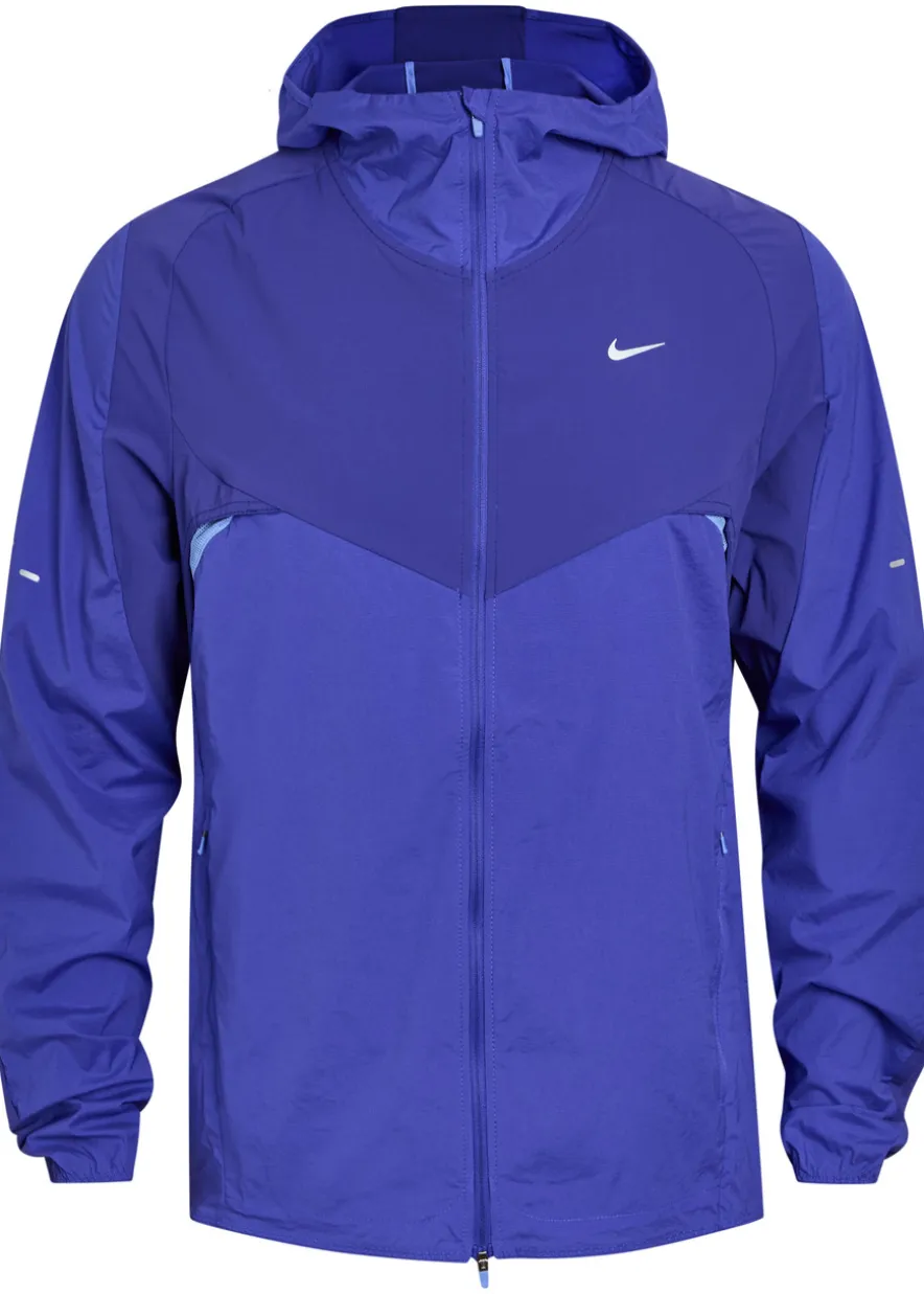 Dri-FIT hooded stretch-nylon running jacket