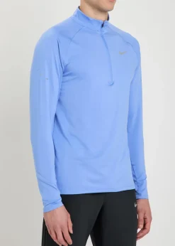 Dri-FIT quarter-zip stretch-jersey running top