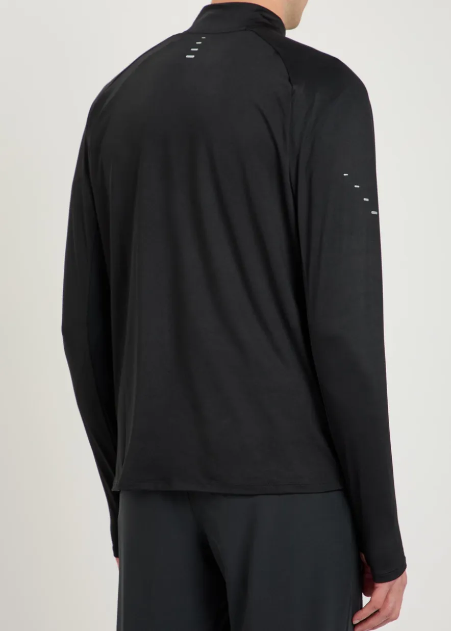 Dri-FIT quarter-zip stretch-jersey running top